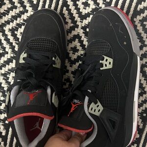 Black and Red Sneakers